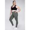 Plus Size V Waist Full Length Leggings