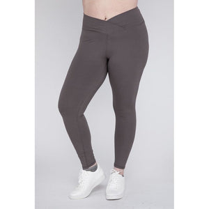 V Waist Full Length Leggings