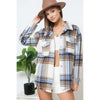 Yarn Dyed Plaid Shirt Jacket Shacket