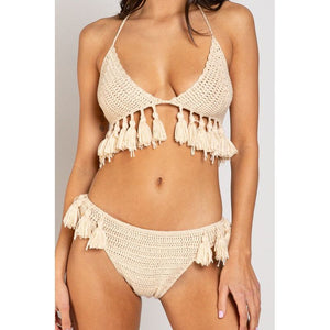 Sweater Bra with Tassel