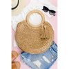 Straw Tassel O-Ring Tote