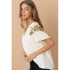 Tiger Sequin Patch T Shirt
