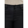 Plus High Rise Coated Ankle Skinny Jeans