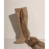 OUT WEST BOOTS - Knee-High Fringe Boots