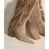 OUT WEST BOOTS - Knee-High Fringe Boots