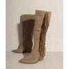 OUT WEST BOOTS - Knee-High Fringe Boots