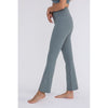 Flare Swoop Back High-Waisted Leggings