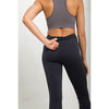 Flare Swoop Back High-Waisted Leggings