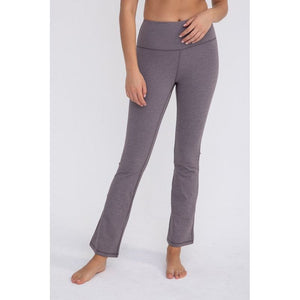 Flare Swoop Back High-Waisted Leggings