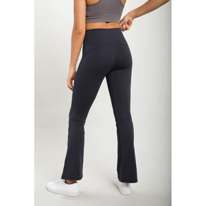 Flare Swoop Back High-Waisted Leggings