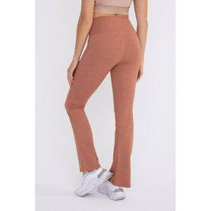 Flare Swoop Back High-Waisted Leggings