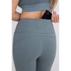 Flare Swoop Back High-Waisted Leggings