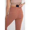 Flare Swoop Back High-Waisted Leggings