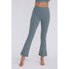 Flare Swoop Back High-Waisted Leggings