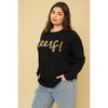 Plus Size Cheers Pullover Sweater