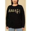 Plus Size Cheers Pullover Sweater