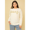 Plus Size Cheers Pullover Sweater