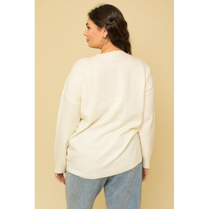 Plus Size Cheers Pullover Sweater