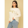 Plus Size Cheers Pullover Sweater