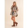 Blue B Exclusive Aztec Shirt Jacket