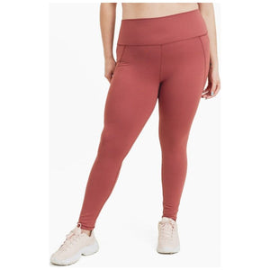 Curvy Tapered Band Essential High Waist Leggings