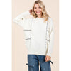 Cable Knit Long-Sleeve Sweater