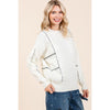 Cable Knit Long-Sleeve Sweater