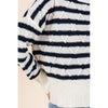 Stripe Argyle Knit Sweater