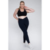 Plus Size V Waist Full Length Leggings