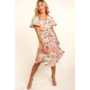 Haptics Tiered Floral Midi Dress with Pockets