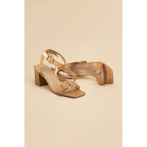 TREATY-S Buckle Sandal Heel