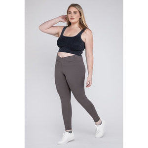 V Waist Full Length Leggings