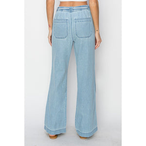 RISEN High Rise Straight Jeans