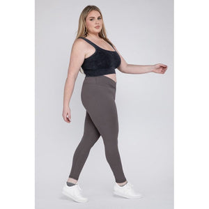 V Waist Full Length Leggings