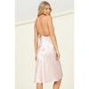 MEET YOU THERE COWL NECK MIDI DRESS