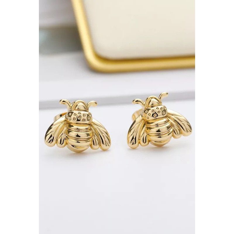 Bumble Bee Stud Earrings