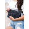 Fold Over Straw Clutch