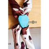 Turquoise Scarf Slide/ Ring / Tee Clip