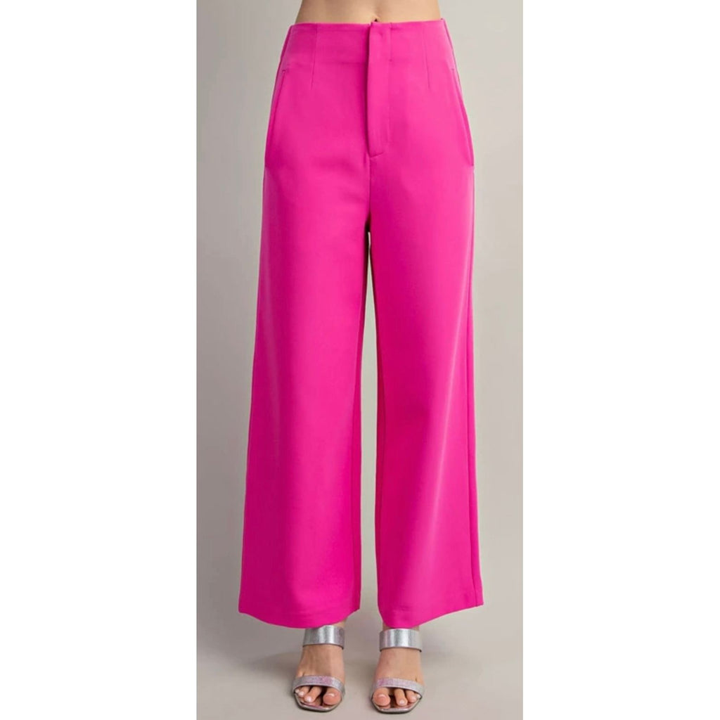 High waisted Wide Leg Dress Pants