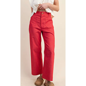 Ankle Cropped Summer Pants