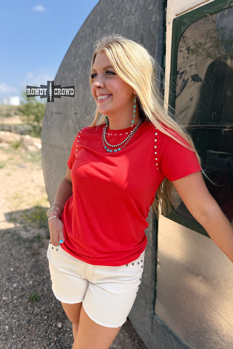 CANDY APPLE- Starry Stud Tee
