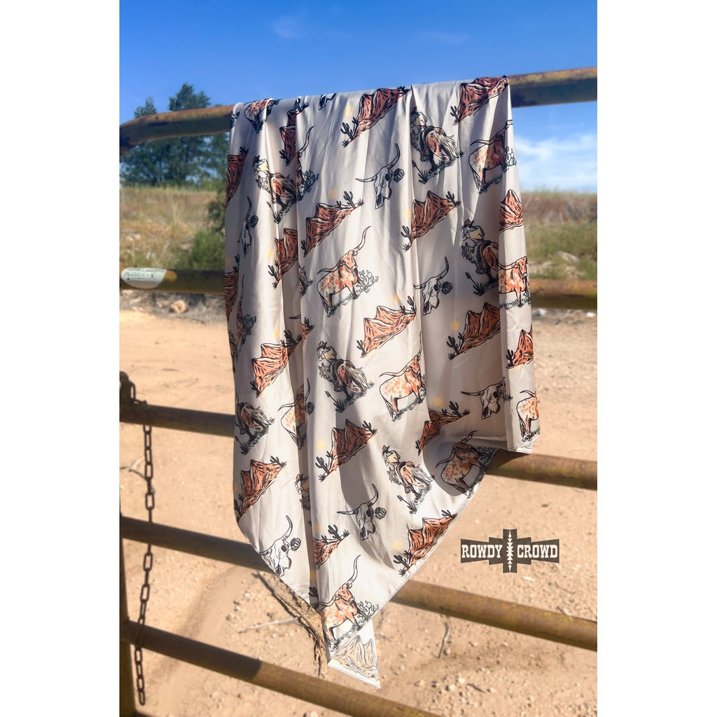 Longhorn Cowboy Wild Rag/ Scarf