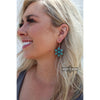 Western Accessories, Western Jewelry, Earrings for Women, Southwestern Jewelry, Western Jewelry Wholesale, Cowgirl Jewelry, Western Wholesale, Wholesale Accessories, Wholesale Jewelry, western boho earrings, silver and turquoise earrings, turquoise stone earrings, turquoise western earrings,  turquoise jewelry, turquoise earrings, western earrings, bar earring, real turquoise earring, real turquoise