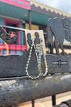 Turquoise West Hoops