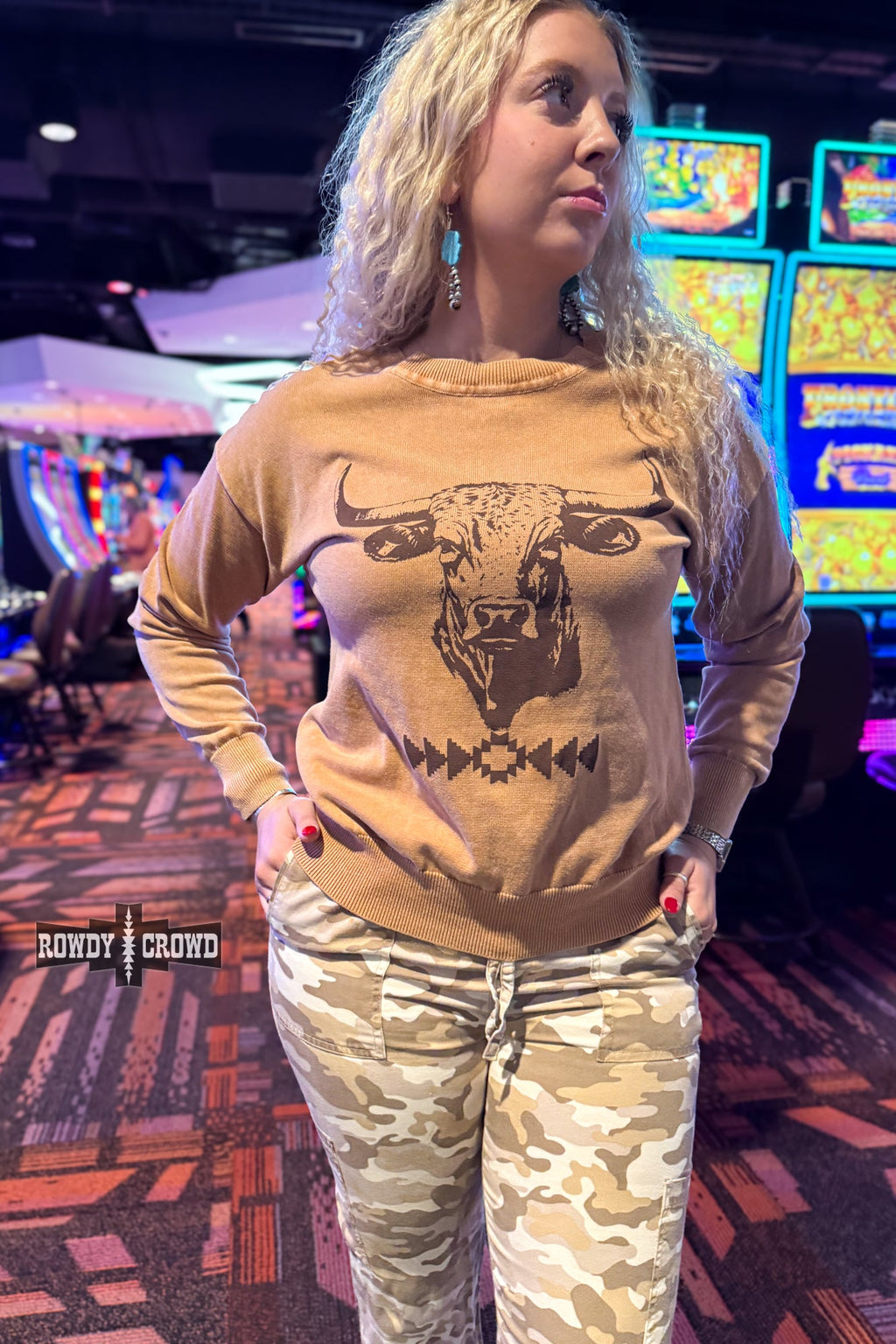 Blazin' Bull Sweater