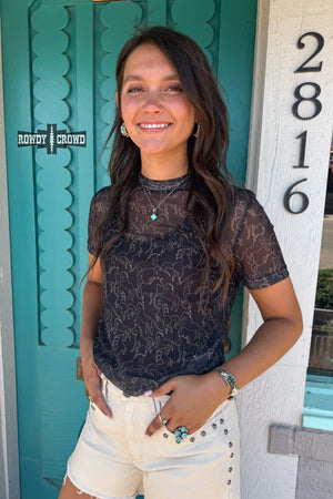 Lariat Mesh Top