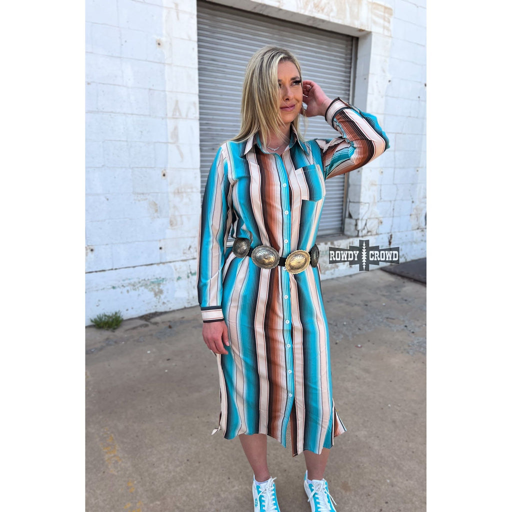 Sunset Serape Dress