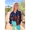 Rodeo Sweetheart Silky Button Up