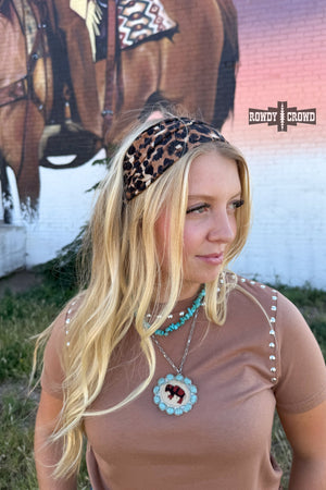 Lazy Leopard Headband