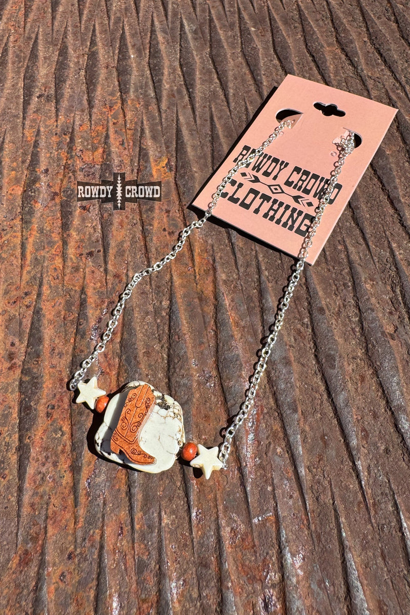 Starry Boot Necklaces